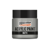 Akrilna barva mat - 50 ml – starinsko siva