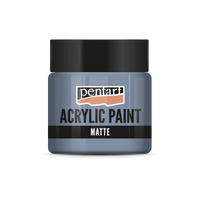 Akrilna barva mat - 50 ml – starinsko modra