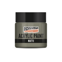 Akrilna barva mat - 50 ml – blatno siva