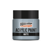 Akrilna barva mat - 50 ml – podeželsko modra