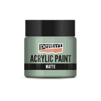 Akrilna barva mat - 50 ml – podeželsko zelena