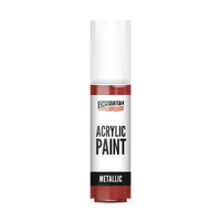 Akrilna barva metalik - 20 ml – rdeči baker