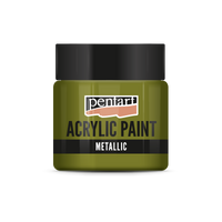 Akrilna barva kovinska - 50 ml – Zlati pridih