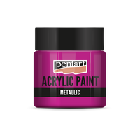 Akrilna barva kovinska - 50 ml – Magenta