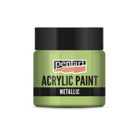 Akrilna barva kovinska - 50 ml – Svetlo zelena