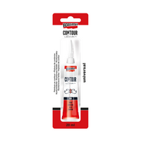 Barva za konture PENTART - 20 ml – rdeča