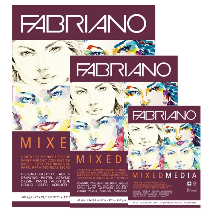 Podloga za skiciranje FABRIANO Mixed Media | različne dimenzije