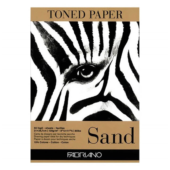 Podloga za skiciranje FABRIANO rjava TONED SAND | različne dimenzije – pogled 3