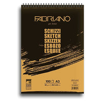 Podloga za skiciranje FABRIANO SKETCH v spiralni vezavi | različne dimenzije – pogled 4