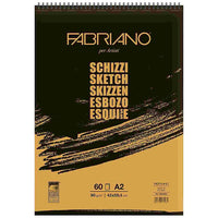 Podloga za skiciranje FABRIANO SKETCH v spiralni vezavi | različne dimenzije – pogled 5