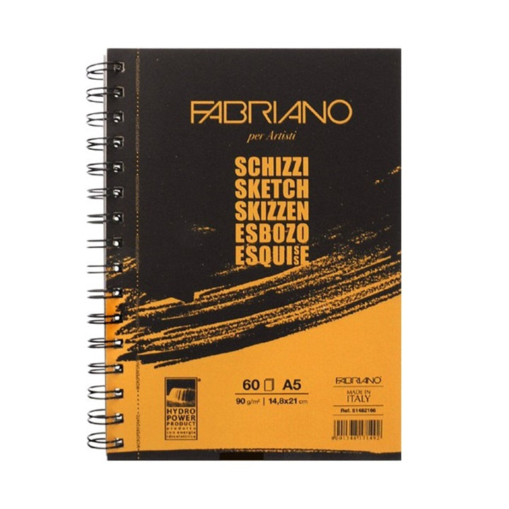 Podloga za skiciranje FABRIANO SKETCH v spiralni vezavi | različne dimenzije
