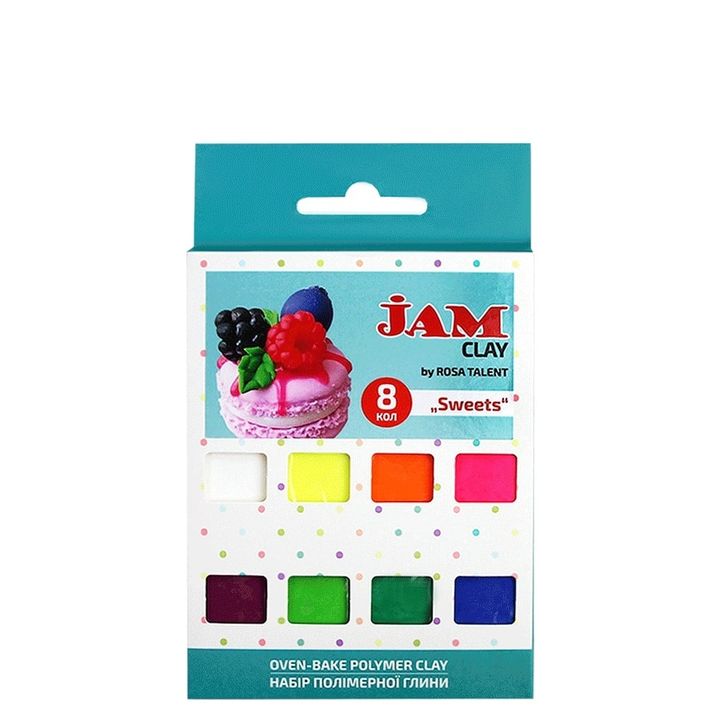 Polimerna masa Rosa Talent - komplet Sweets 8 x 20 g — slika 1