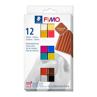 Polimerni set FIMO LEATHER EFFECT 12x25g