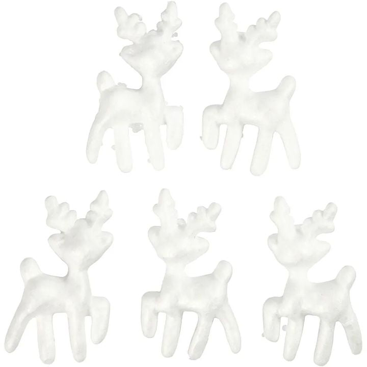 Polistirenski jelen 11,5 cm 5 kosov — slika 2