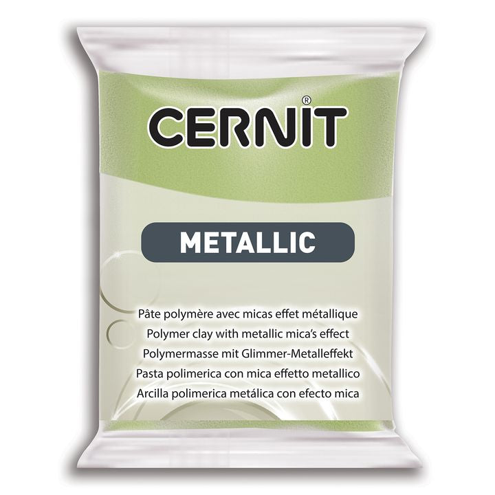 Polimer CERNIT METALLIC 56 g – zlato zelena