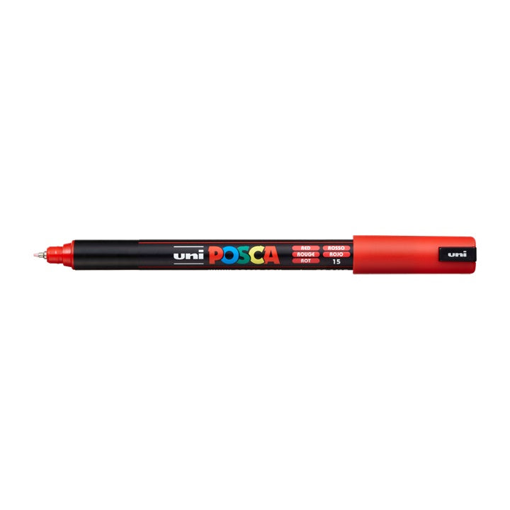 Označevalnik UNI POSCA PC-1MR 0.7 MM – rdeča (15)