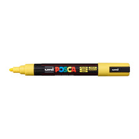 Označevalnik UNI POSCA PC-5M 1.8 - 2.5 MM – Rumena barva (2)