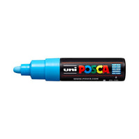 Označevalnik UNI POSCA PC-7M 4.5 - 5.5 MM – svetlo modra (8)