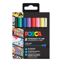 Posca komplet barvnih flomastrov (8 kosov)