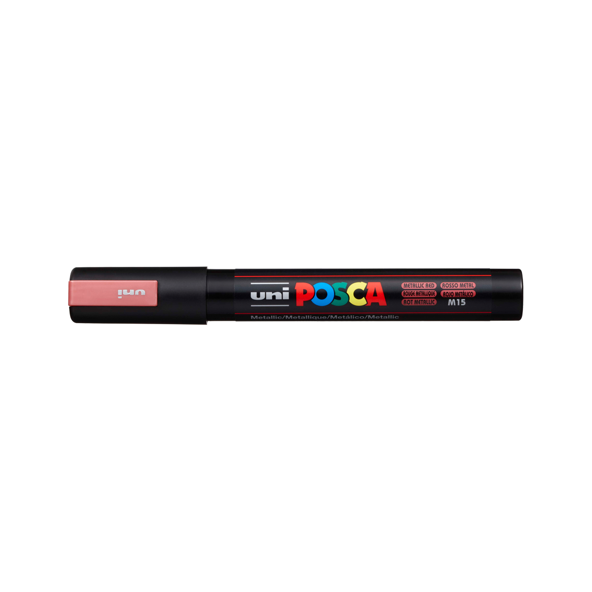 Posca marker PC-5M, 1,8 – 2,5 mm, kovinsko rdeča (M15)