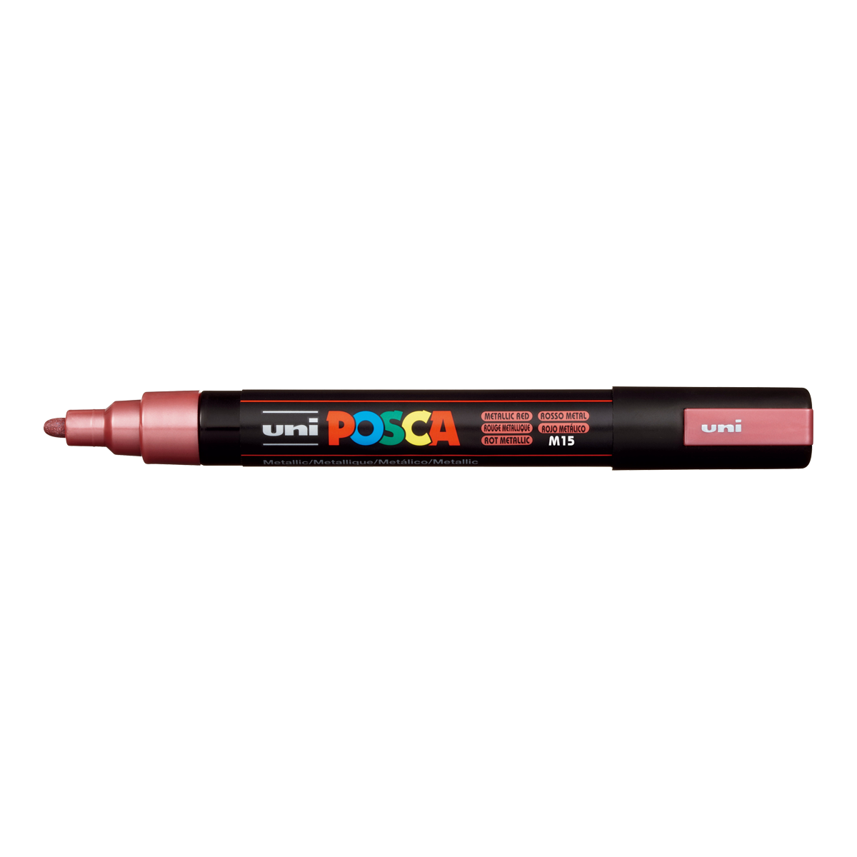 Posca marker PC-5M, 1,8 – 2,5 mm, kovinsko rdeča (M15)