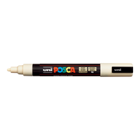 Posca marker PC-5M, 1,8 – 2,5 mm, kremna