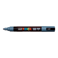 Posca marker PC-5M, 1,8 – 2,5 mm, skrilasto siva
