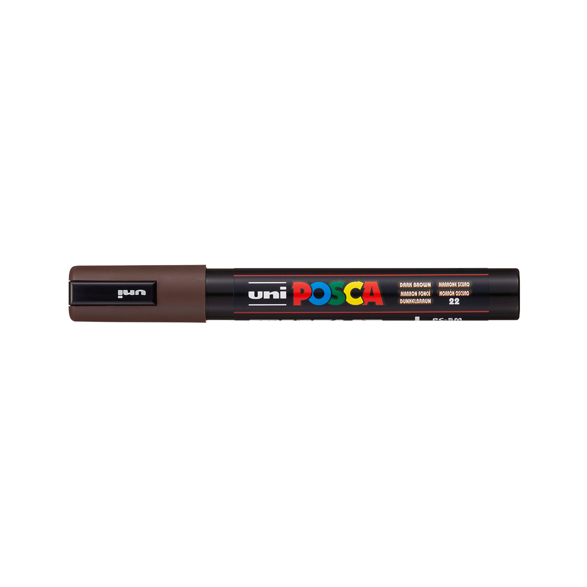Posca marker PC-5M, 1,8 – 2,5 mm, temno rjava (22)