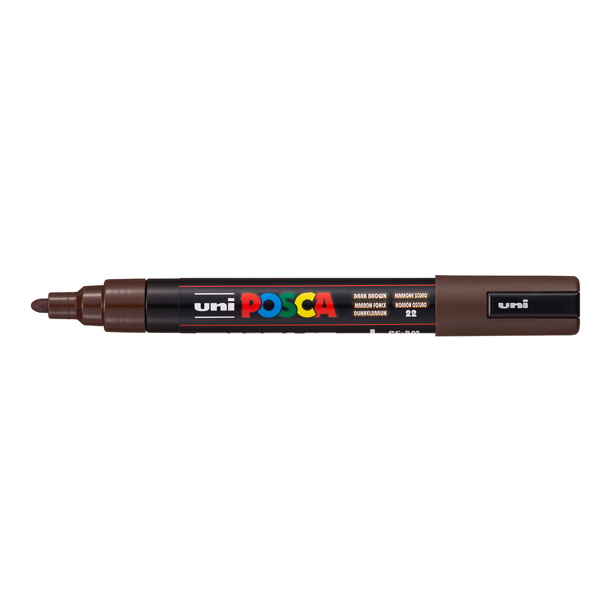 Posca marker PC-5M, 1,8 – 2,5 mm, temno rjava (22)