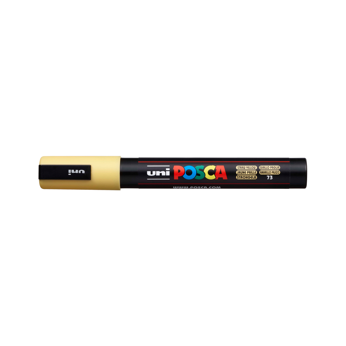 Posca PC-5M akrilni flomaster, 1,8 – 2,5 mm, slamnato rumena (73)