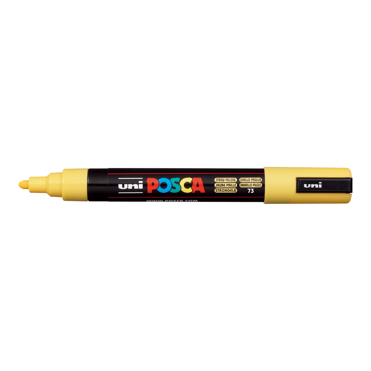 Posca PC-5M akrilni flomaster, 1,8 – 2,5 mm, slamnato rumena (73)