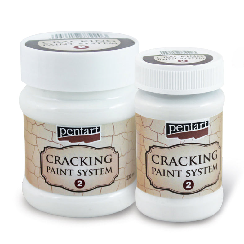 Barva z efektom razpoke 100 ml - Crackle System - komponenta 2 – Ivory
