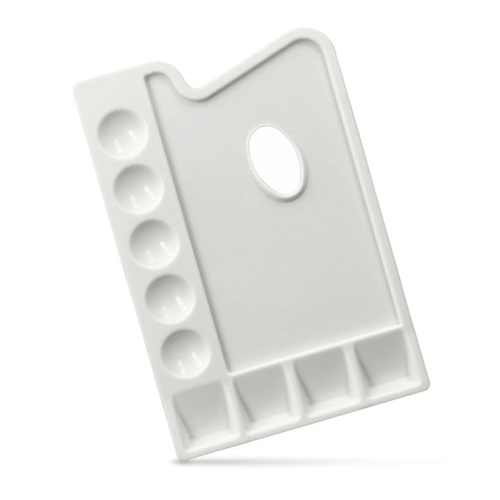 Pravokotna plastična slikarska paleta LENIAR 23.5 x 16.5 cm