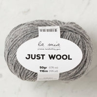 Preja za pletenje La Mia Just Wool – siva