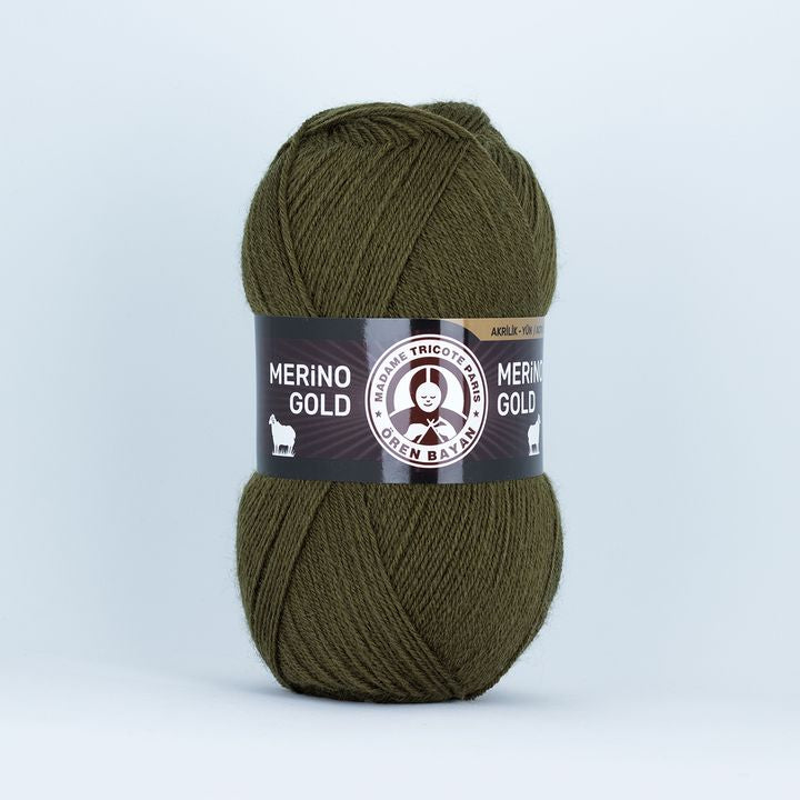 Preja za pletenje Madame Tricote Paris Merino Gold 100 g | izberite barvo – pogled 10