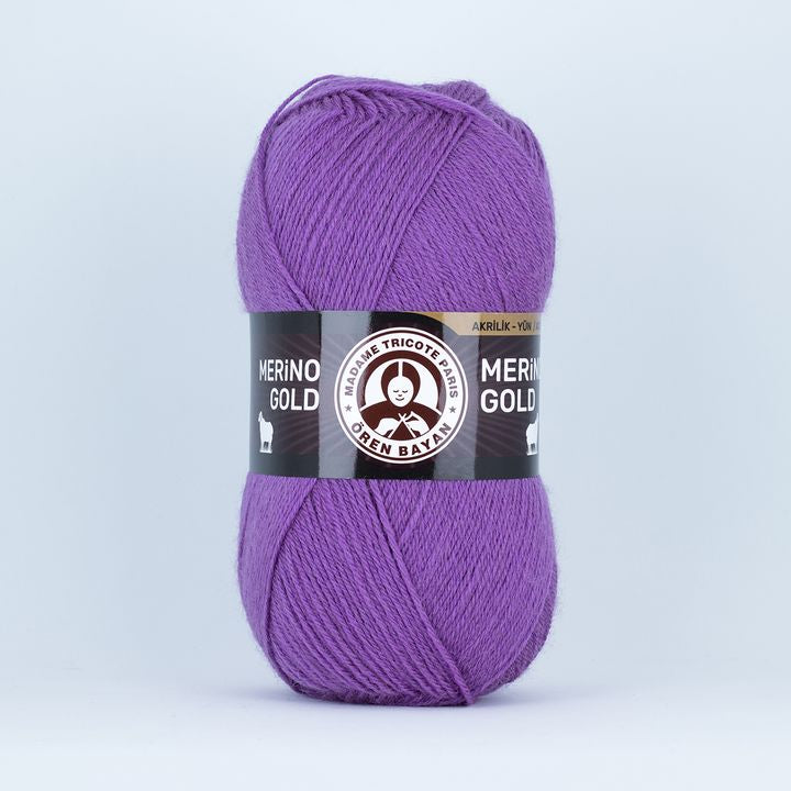 Preja za pletenje Madame Tricote Paris Merino Gold 100 g | izberite barvo – pogled 9