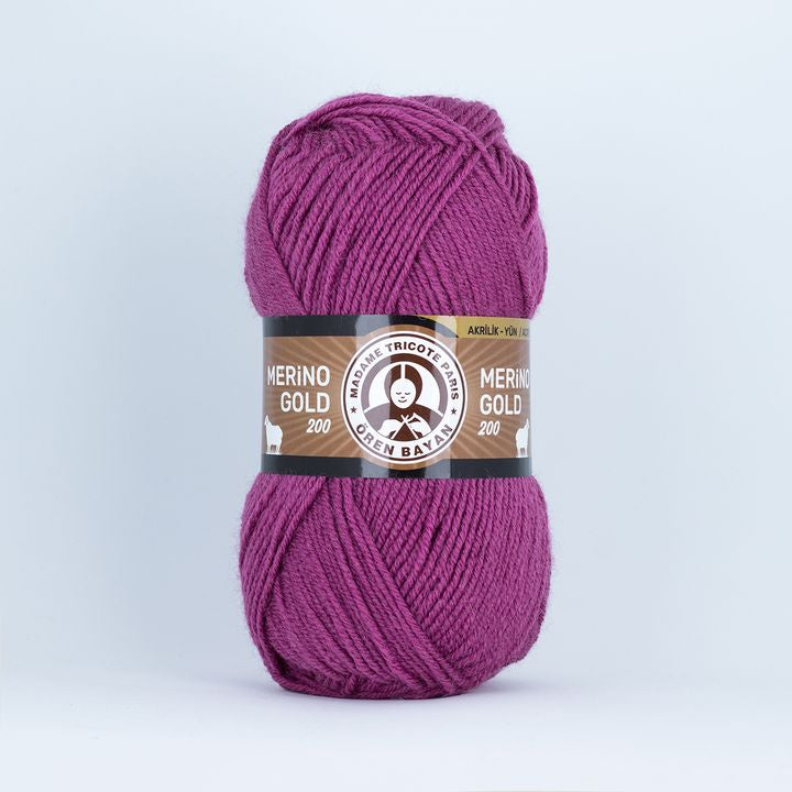 Preja za pletenje Madame Tricote Paris Merino Gold 200 - 100 g | izberite barvo – pogled 10