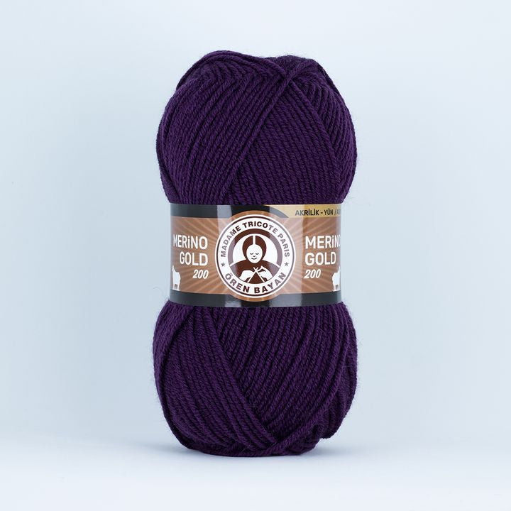 Preja za pletenje Madame Tricote Paris Merino Gold 200 - 100 g | izberite barvo – pogled 11