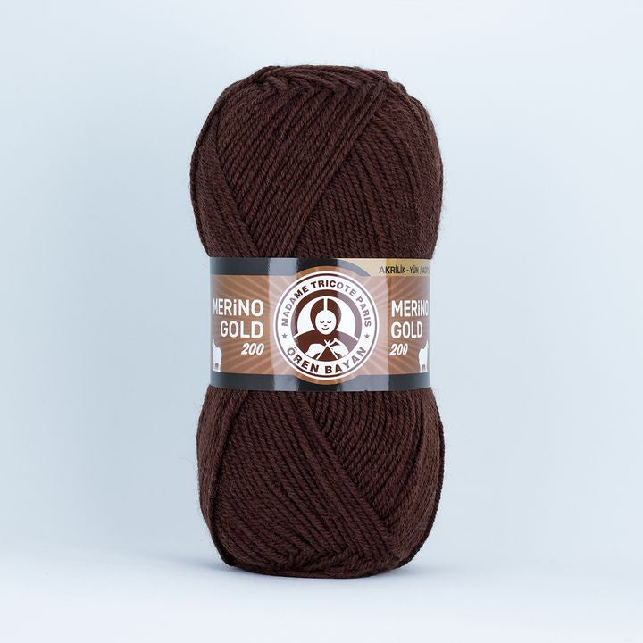 Preja za pletenje Madame Tricote Paris Merino Gold 200 - 100 g | izberite barvo – pogled 13