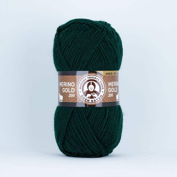 Preja za pletenje Madame Tricote Paris Merino Gold 200 - 100 g | izberite barvo – pogled 14