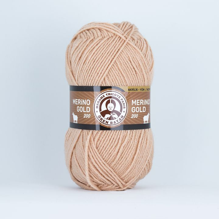 Preja za pletenje Madame Tricote Paris Merino Gold 200 - 100 g | izberite barvo – pogled 16