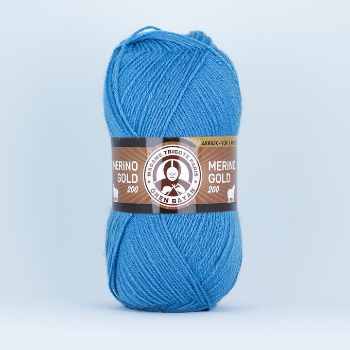 Preja za pletenje Madame Tricote Paris Merino Gold 200 - 100 g | izberite barvo – pogled 2