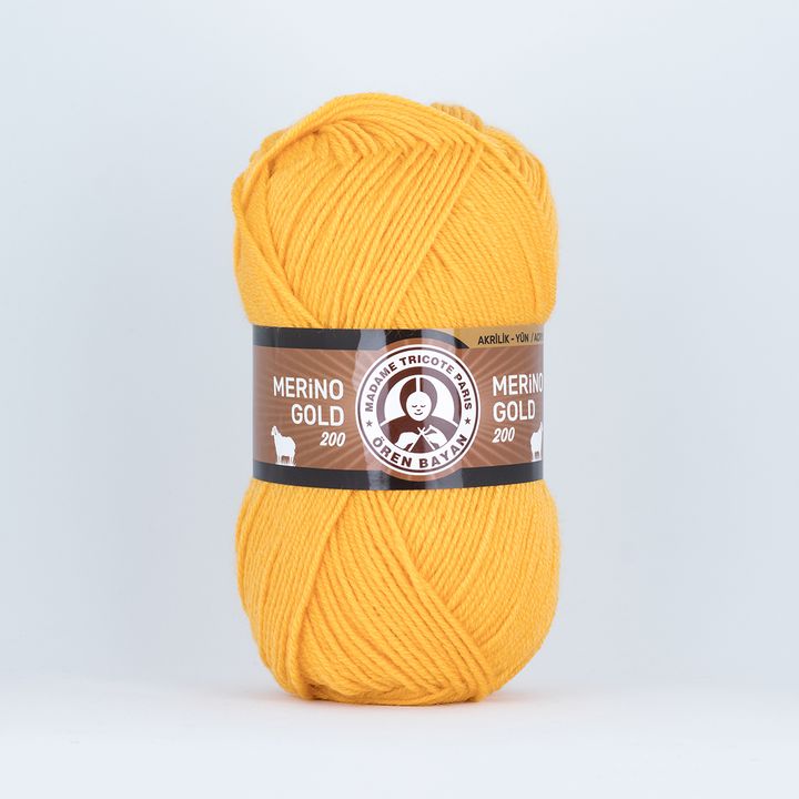 Preja za pletenje Madame Tricote Paris Merino Gold 200 - 100 g | izberite barvo – pogled 4