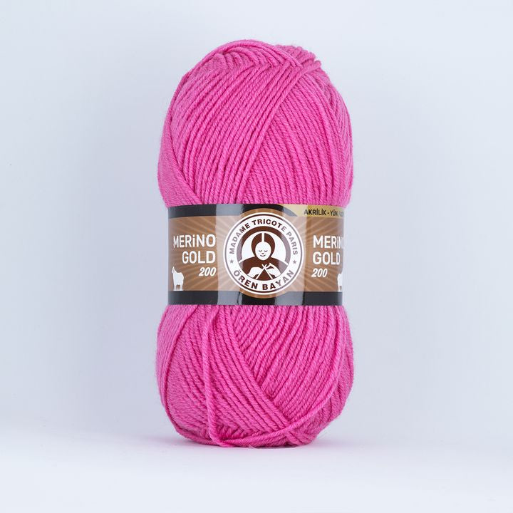 Preja za pletenje Madame Tricote Paris Merino Gold 200 - 100 g | izberite barvo – pogled 9