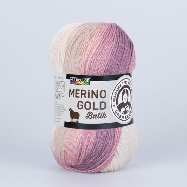 Preja za pletenje Madame Tricote Paris Merino Gold Batik 100 g | izberite barvo – pogled 3