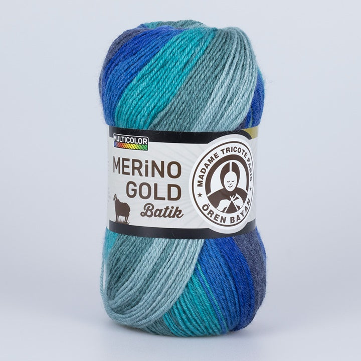 Preja za pletenje Madame Tricote Paris Merino Gold Batik 100 g | izberite barvo – pogled 6