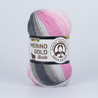Preja za pletenje Madame Tricote Paris Merino Gold Batik 100 g | izberite barvo – pogled 7