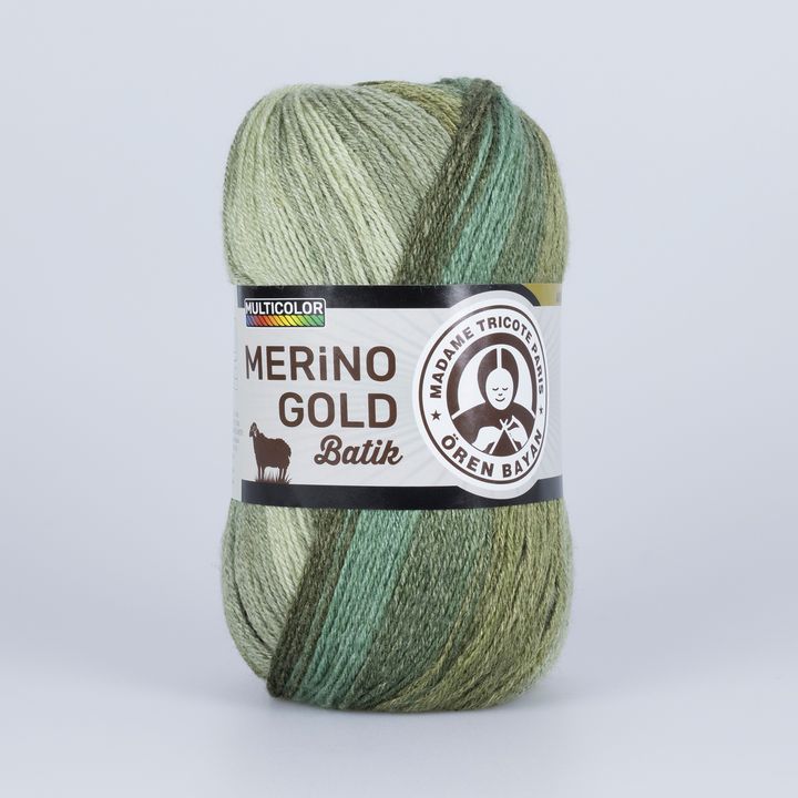 Preja za pletenje Madame Tricote Paris Merino Gold Batik 100 g | izberite barvo – pogled 9