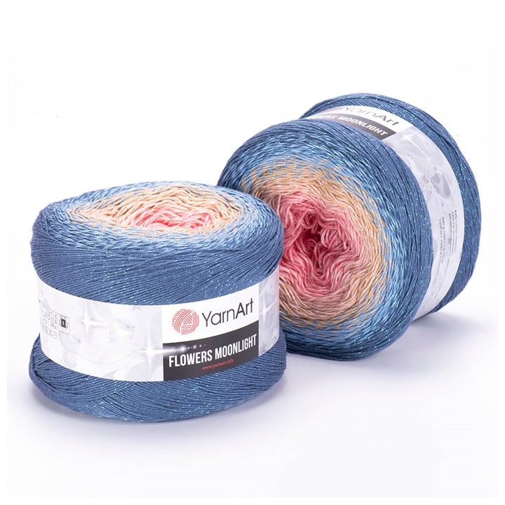 Preja za pletenje YarnArt Flowers Moonlight 260 g | izberite barvo – pogled 2