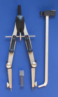 Preprosto nastavljivo šestilo s podaljškom 170 mm